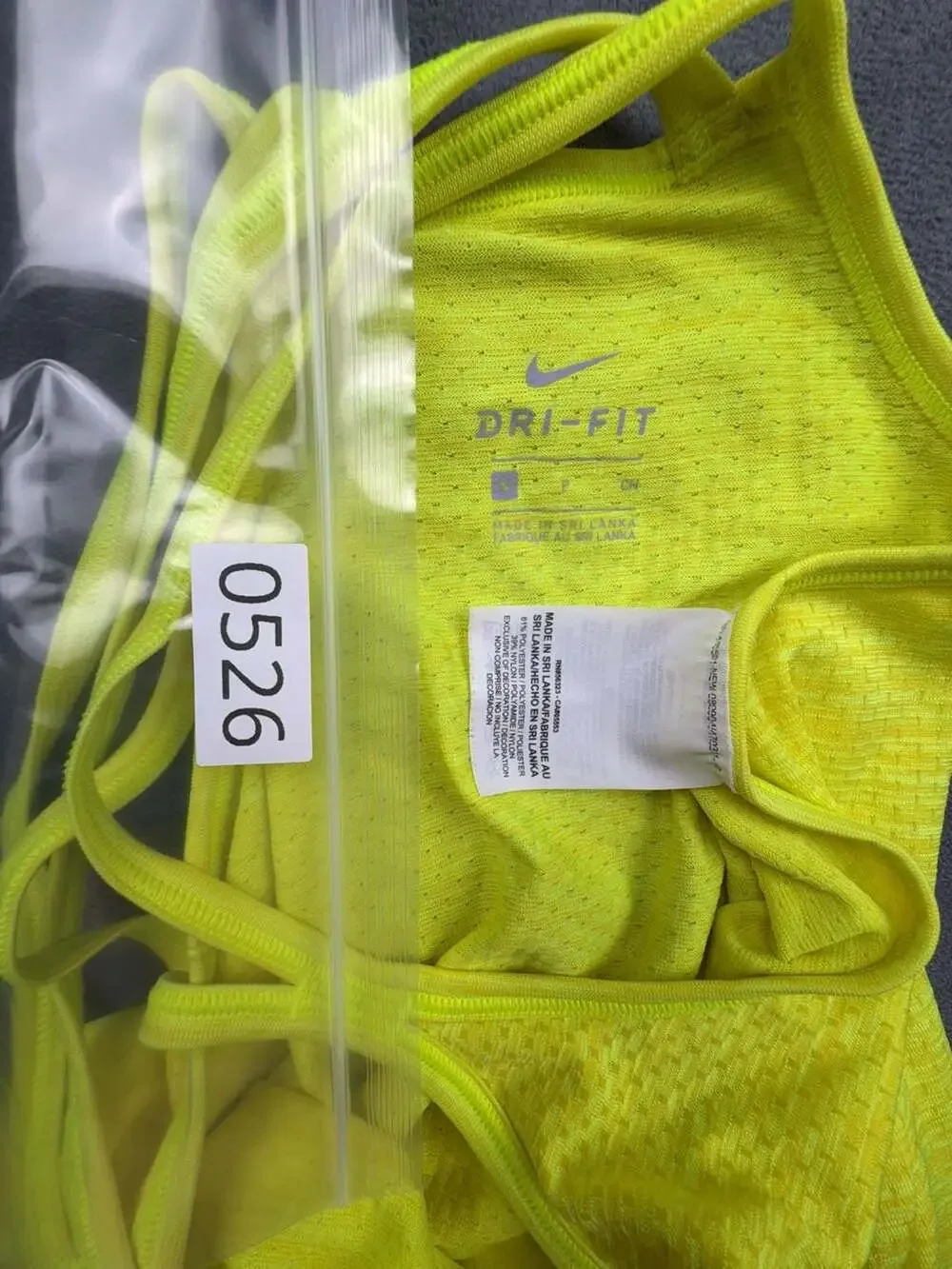 Nike Women's Dri-FIT Seamless Racerback Training Tank Top Neon Yellow